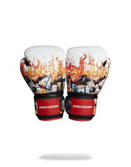 WHITE FIRE MONEY BOXING GLOVES