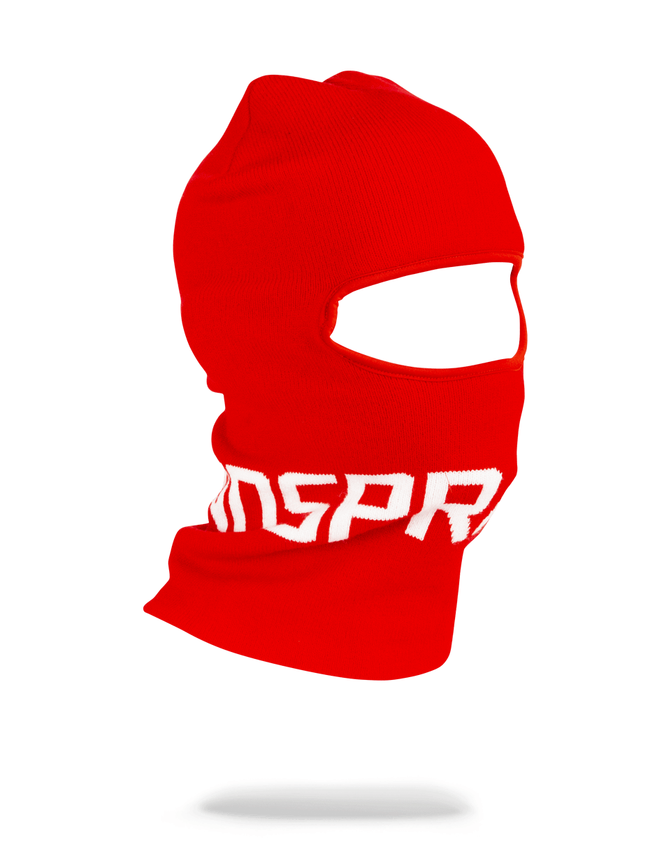 RED ACEPROD LOGO SKI MASK