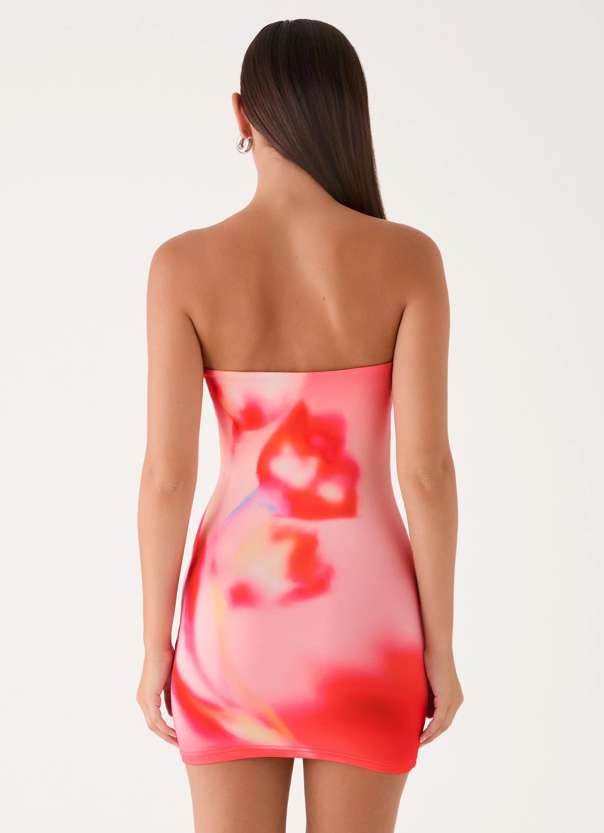 Callistae Mini Dress - Sunburnt Petal